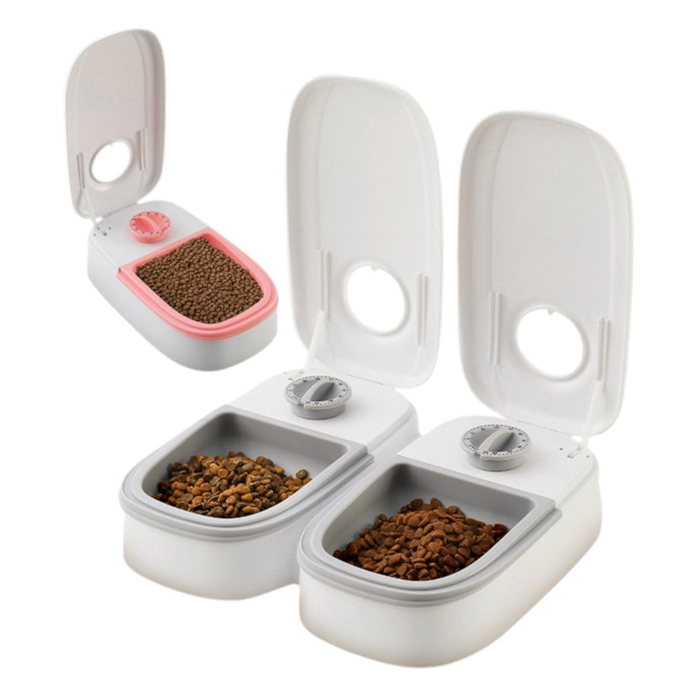 Automatic Pet Feeder Smart Food Dispenser For Cats Dogs Timer Stainless Steel Bowl Auto Dog Cat Pet Feeding Pets Supplies