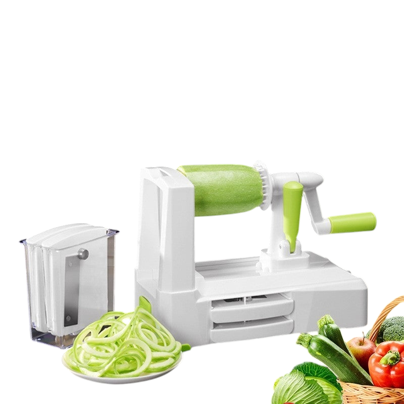 Kitchen Hand-operated Multi-Functional Vegetable Cutter Rust