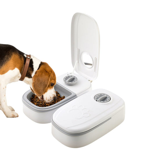 Automatic Pet Feeder Smart Food Dispenser For Cats Dogs Timer Stainless Steel Bowl Auto Dog Cat Pet Feeding Pets Supplies